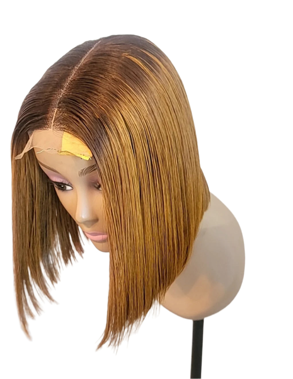 10" Donor Bone Straight With 2x6 Closure Wig