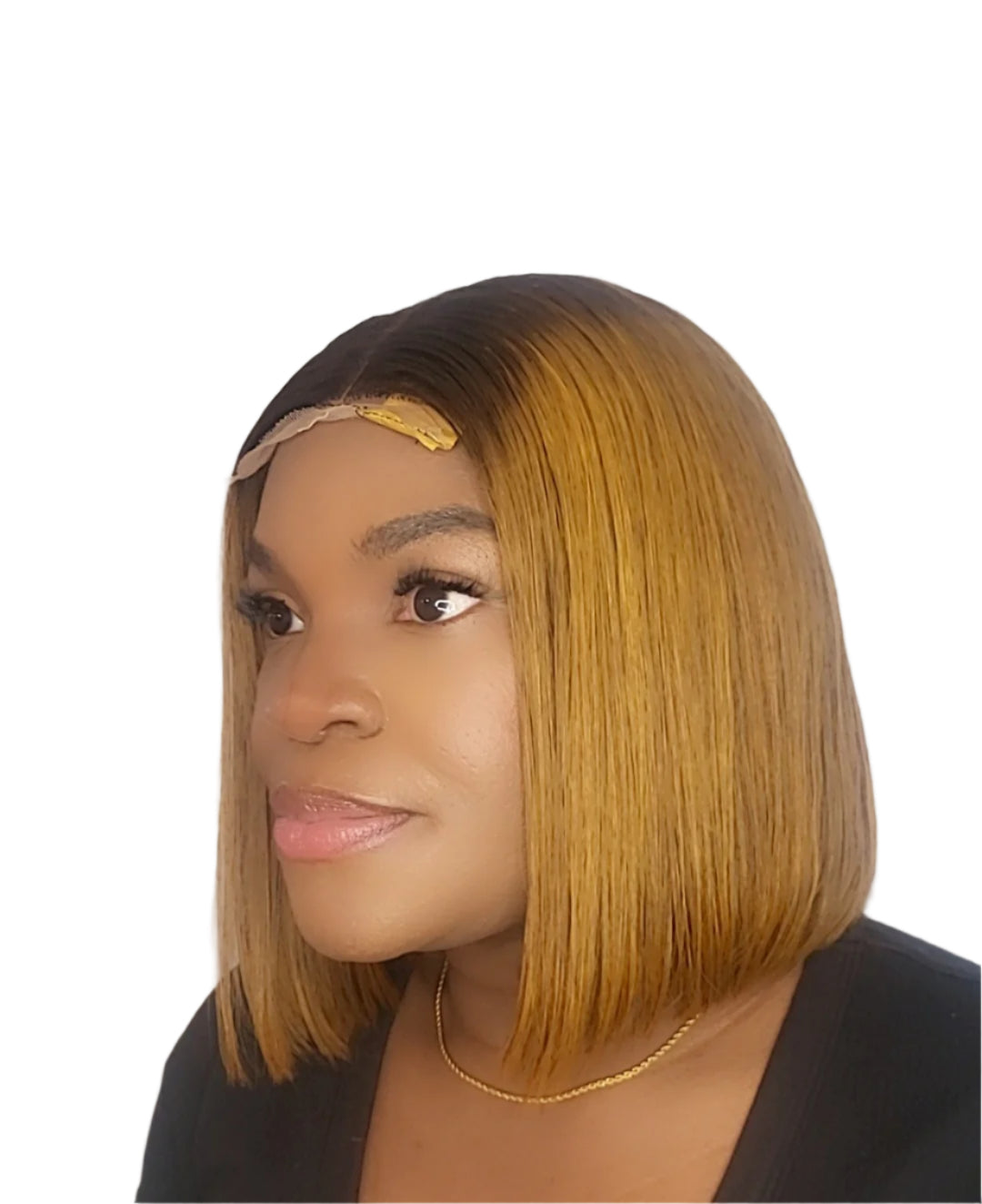 10" Donor Bone Straight With 2x6 Closure Wig