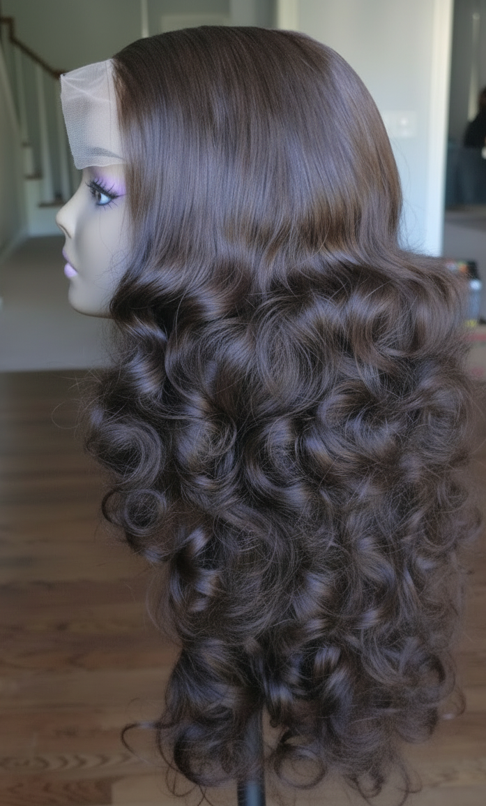 Neo Chestnut Layer bounce 16/18/22 with 5x5  Closure
