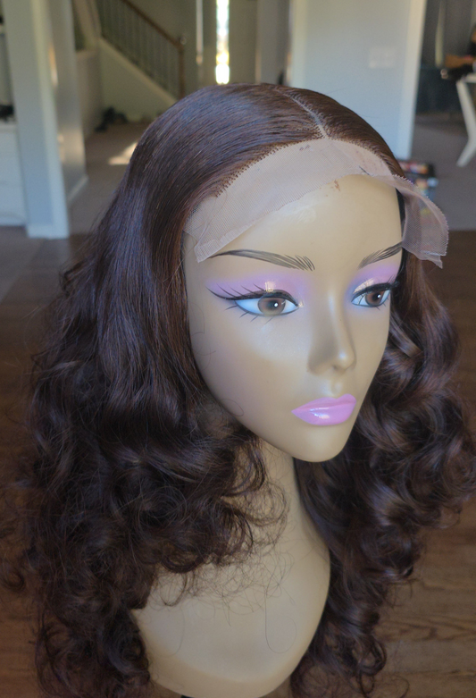 Neo Chestnut Layer bounce 16/18/22 with 5x5  Closure