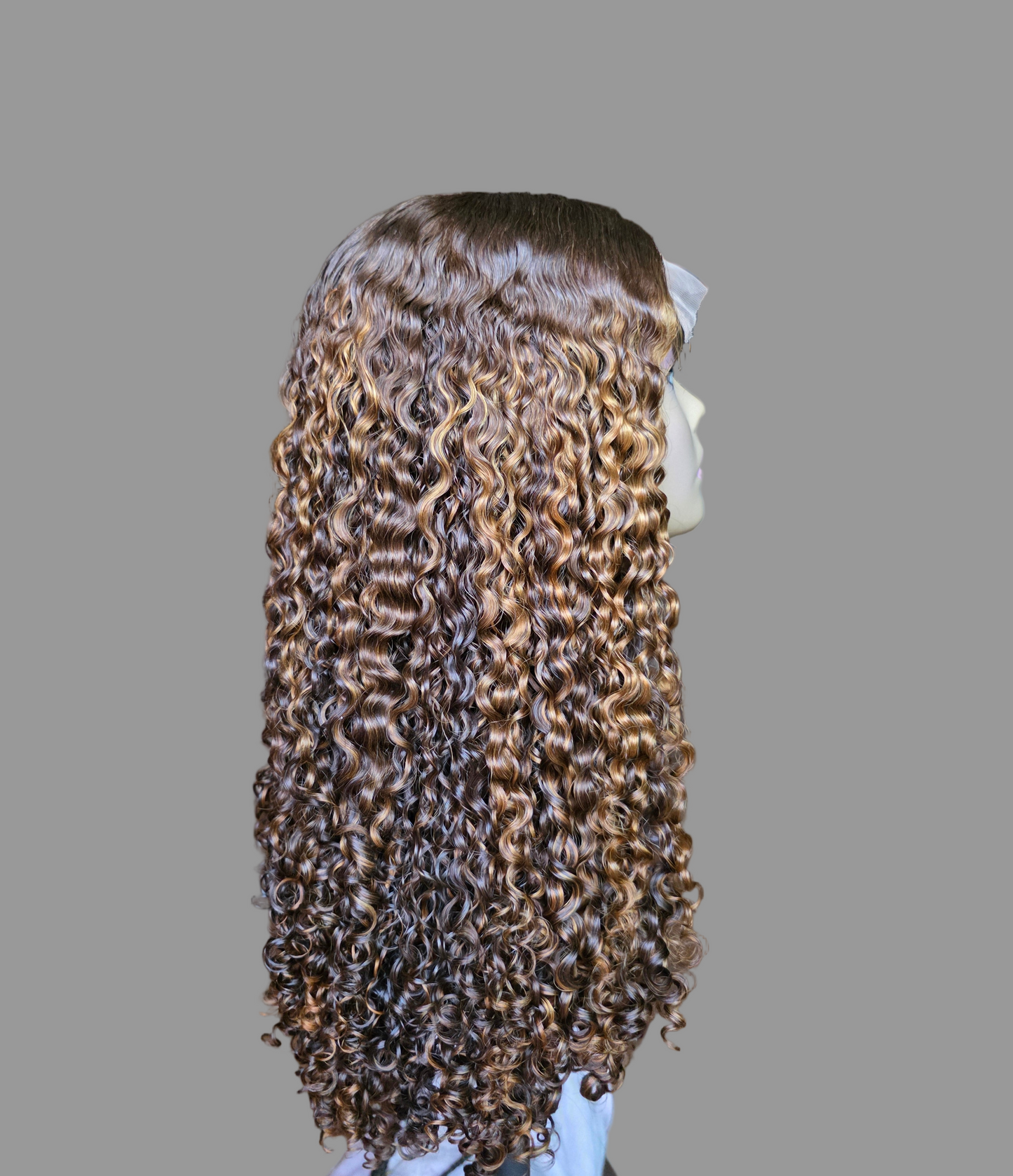 20"PIXIES CURL, 300g with a 5x5 Closure