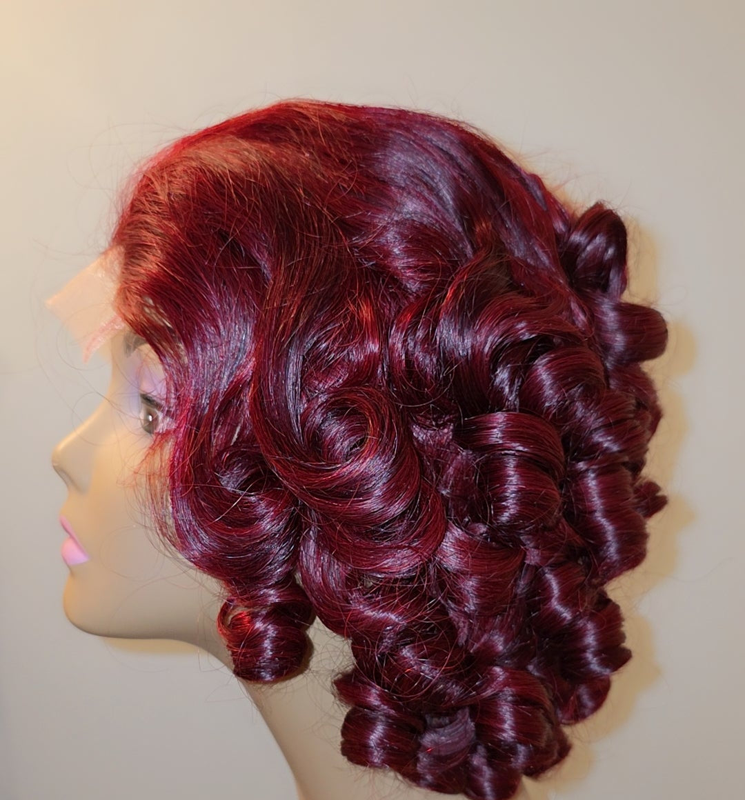 12"Lulu spring curl with a 5x5 Closure