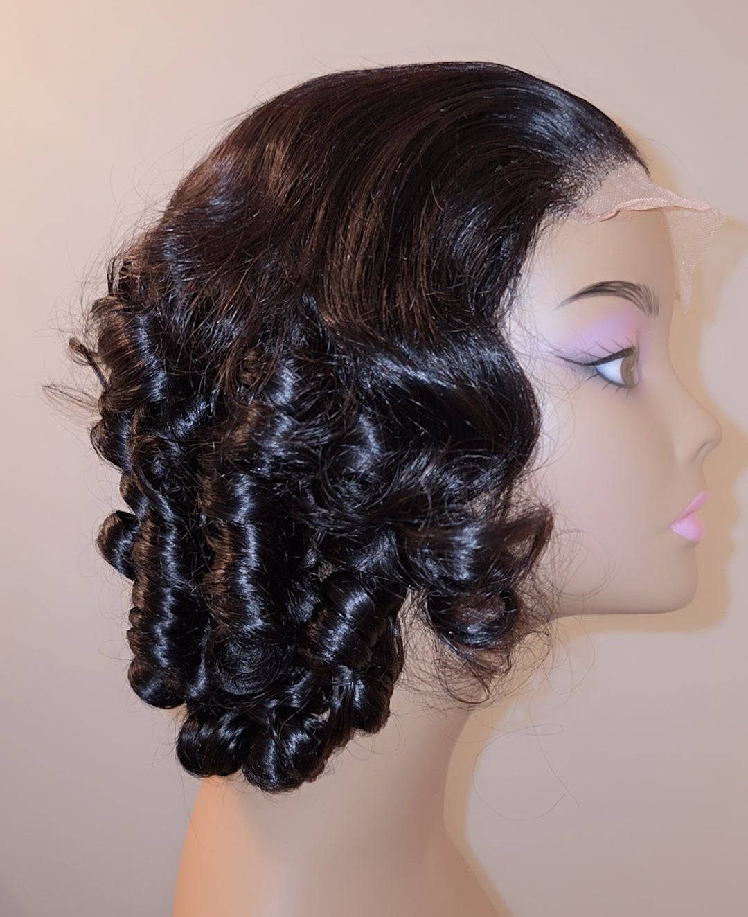 12"Lulu spring curl with a 5x5 Closure
